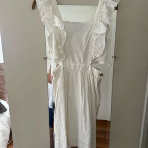 Madewell White Eyelet Dress